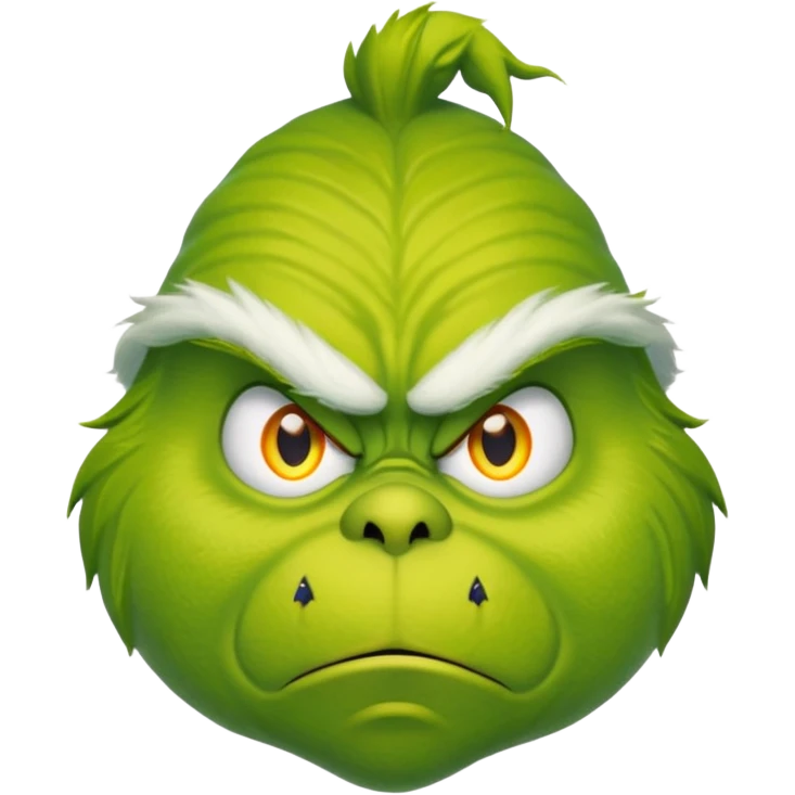 the grinch face angry emoji emoji