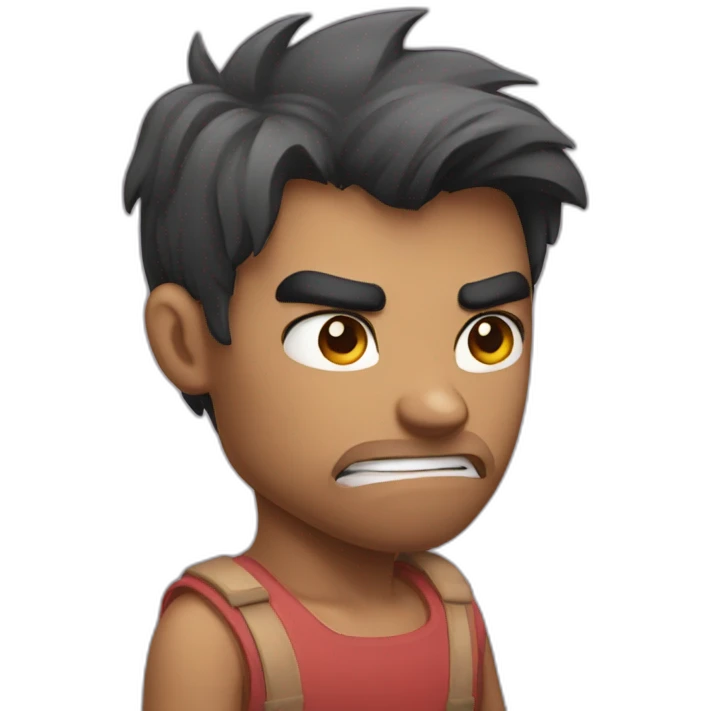 Angry love emoji