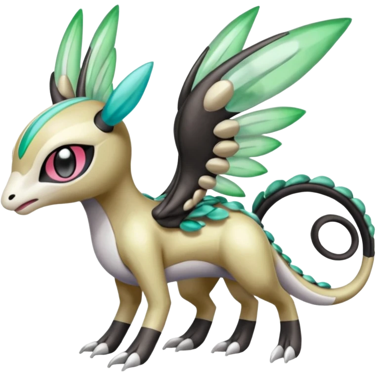 Meloetta-Inteleon-Gabite-Palkia-Trico-Pokémon-Fakémon-fusion-hybrid-creature emoji