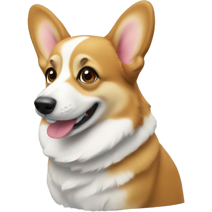 Corgi Christmas  emoji