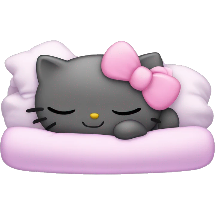 Hello kitty sleeping  emoji
