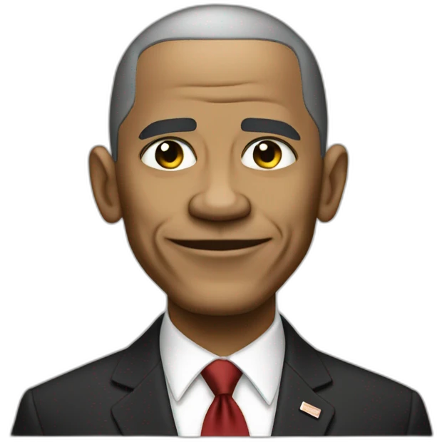 White skin obama emoji
