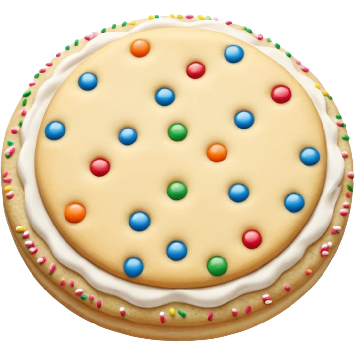 frosted sugar cookie emoji