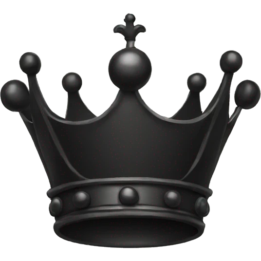 black crown emoji