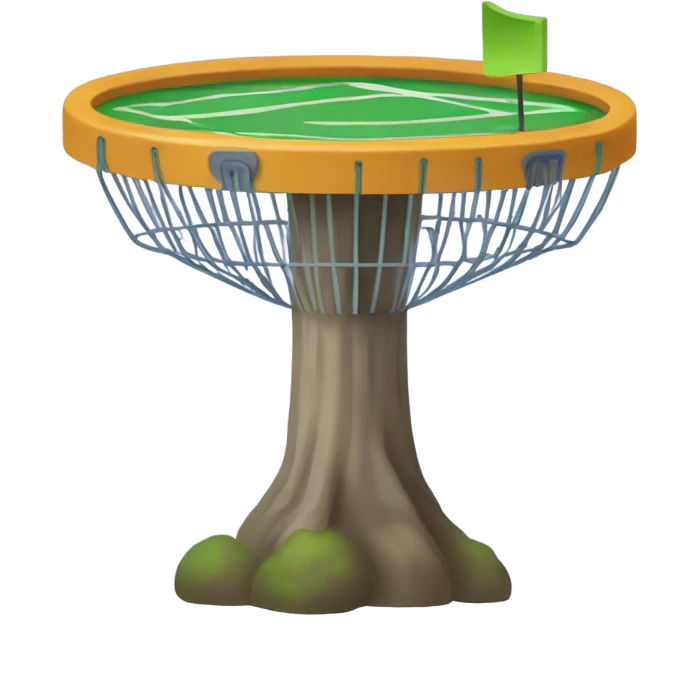 Disc golf basket emoji