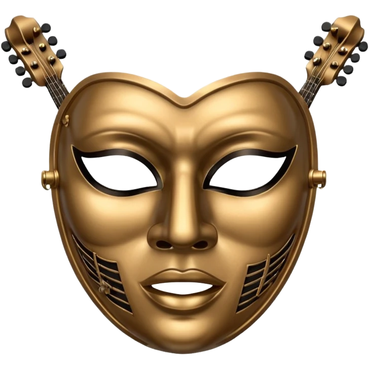 Musician mask emoji