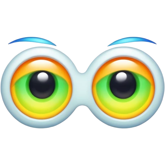 Freaky eyes emoji