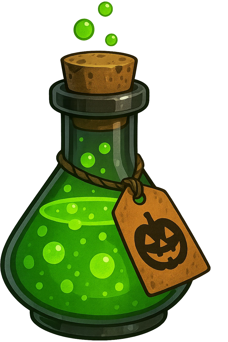 Halloween potion, remove background emoji