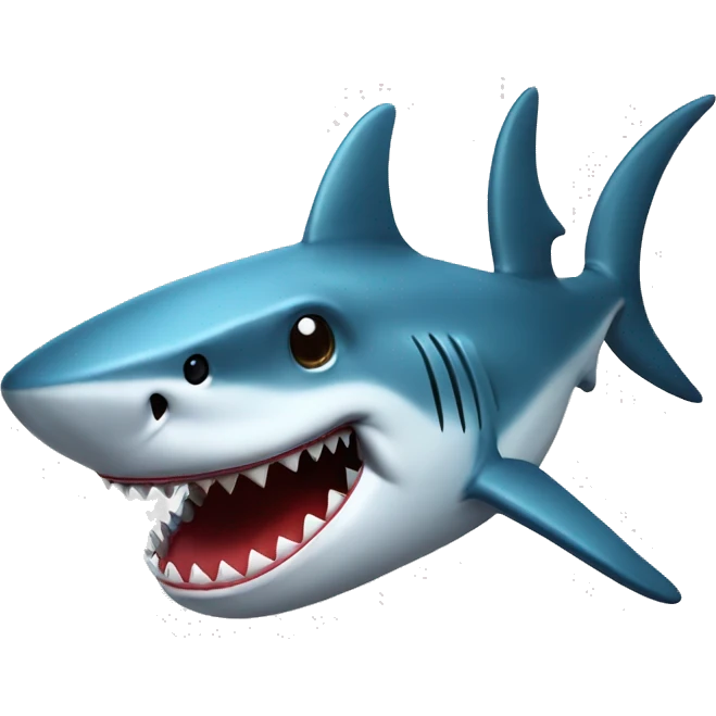 shark with tophat emoji
