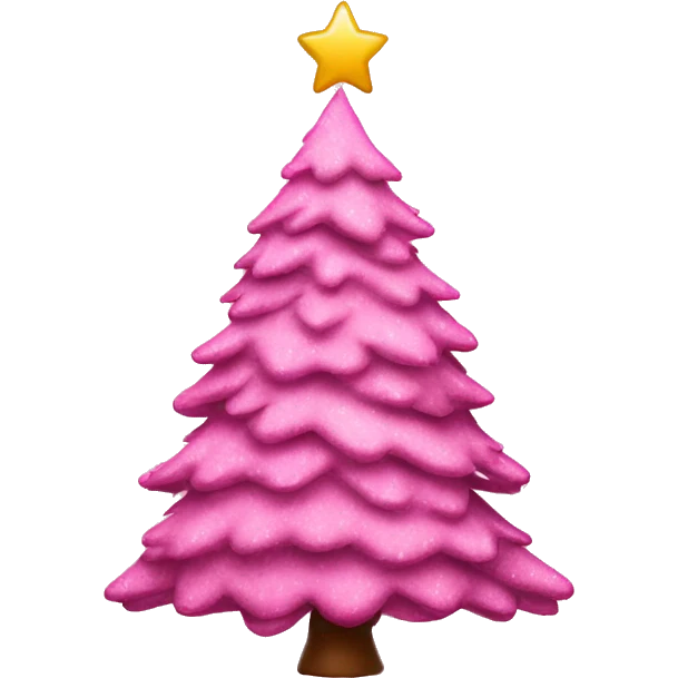 pink chirtmas tree emoji