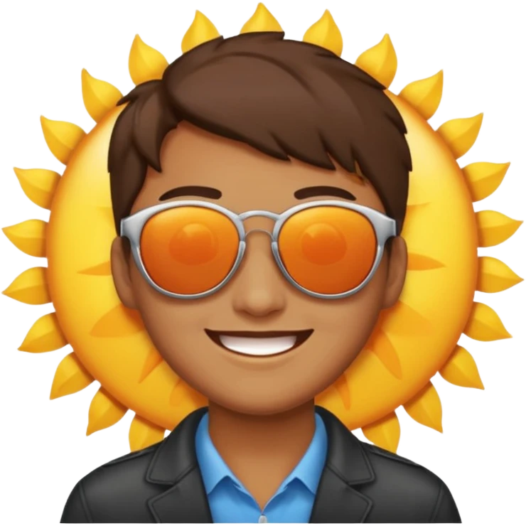 Look attitude sun  emoji