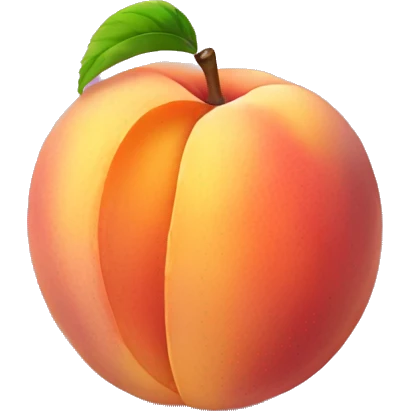 Peach emoji