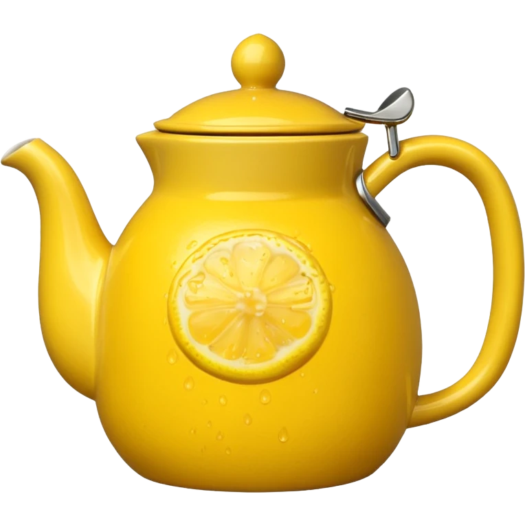 Lemon tea pot emoji