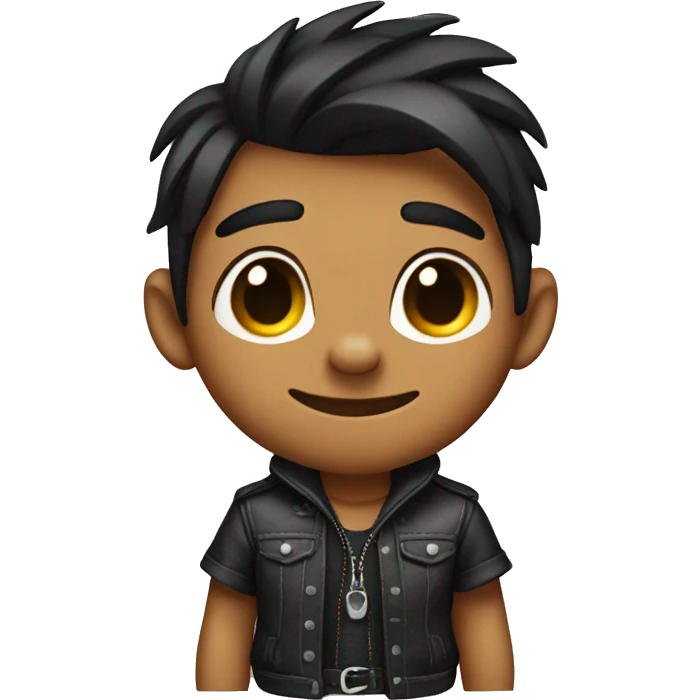 Stitch wearing leather gay outfit emoji