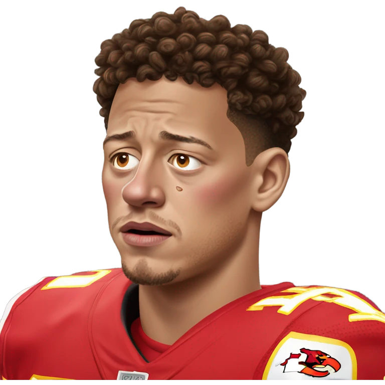 Patrick Mahomes crying emoji