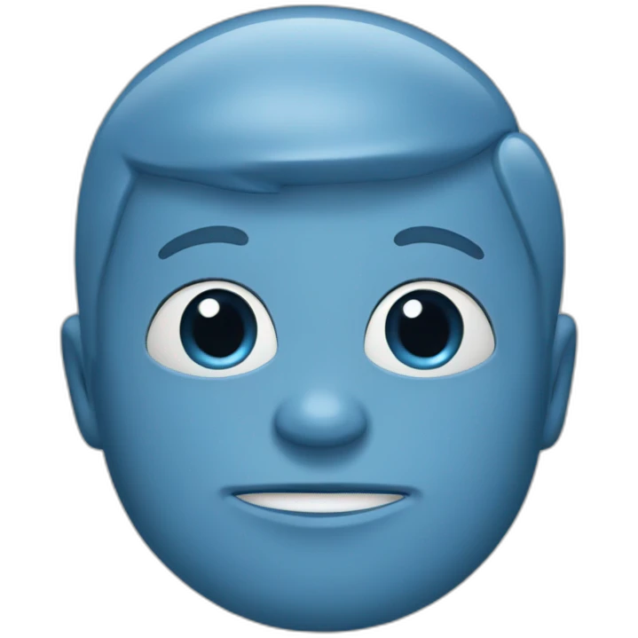 Blue Amongus emoji
