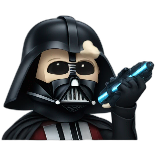 Elon musk as daeth vader emoji