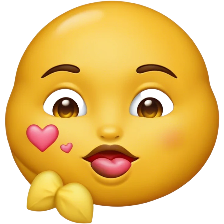 Emoji with kisses emoji