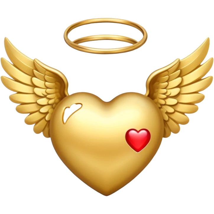 heart with angel wings emoji