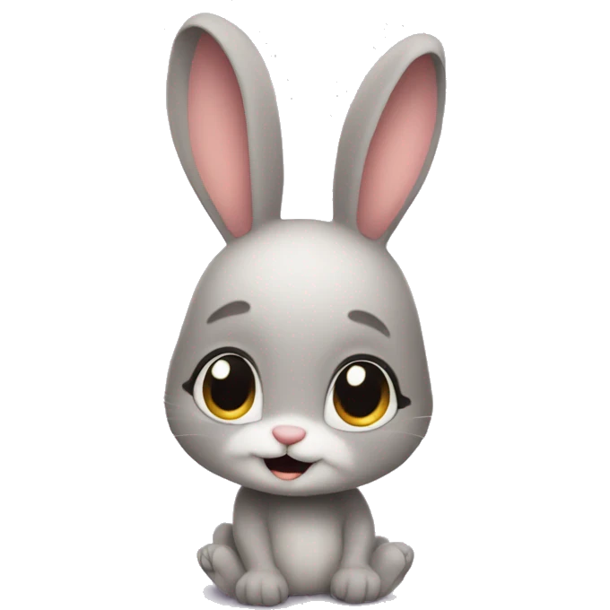 bunny goodbye emoji