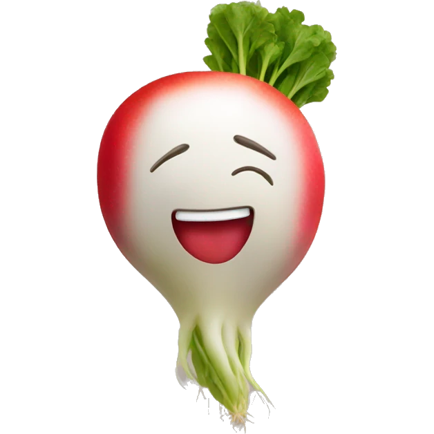 Aro’s emotional support radish emoji