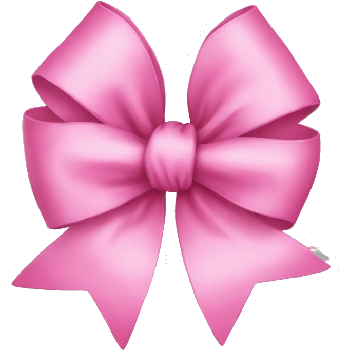 Pink bow emoji