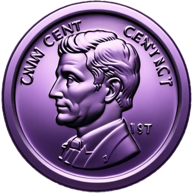 purple american cent emoji