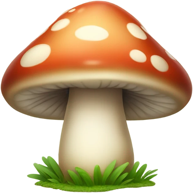 Smiling mushroom  emoji