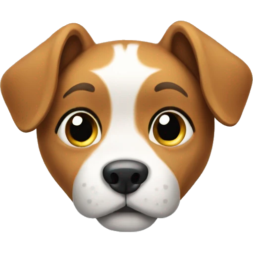 Dog with paws emoji
