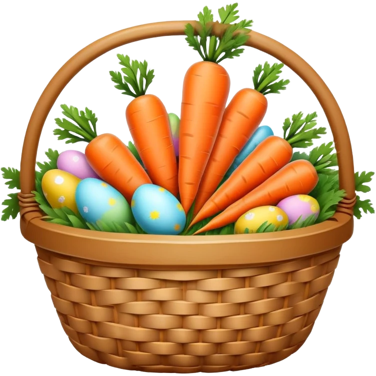 Easter carrots emoji