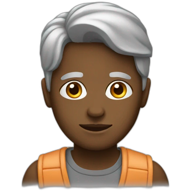 creative person creates emoji