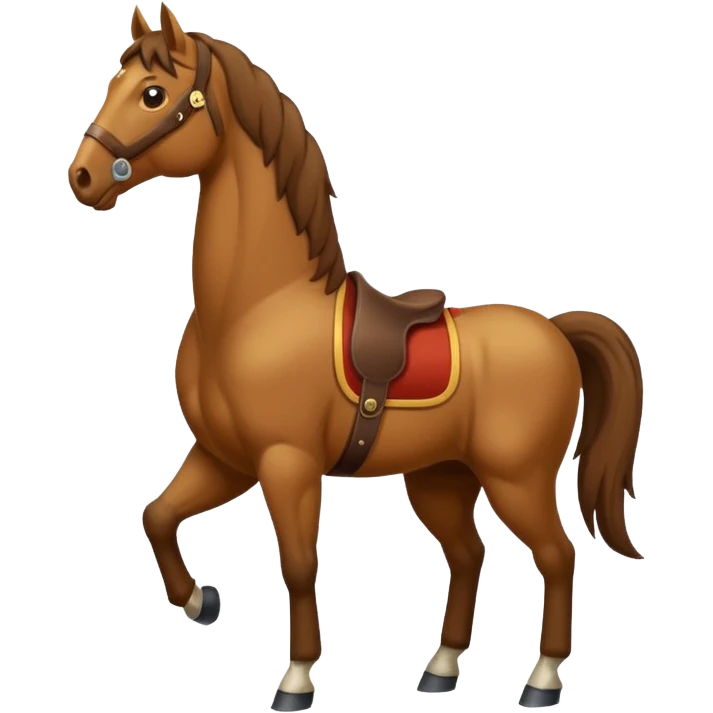 retro horse emoji