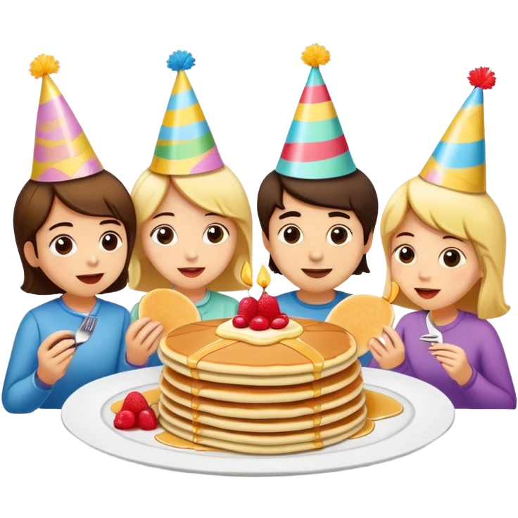 Pancake party emoji