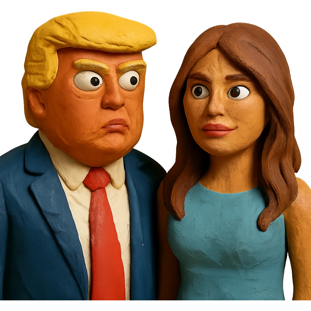 Donald and Melania Trump emoji
