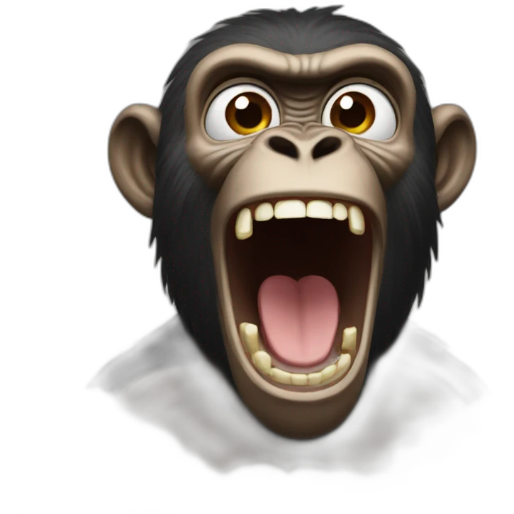monky scream emoji