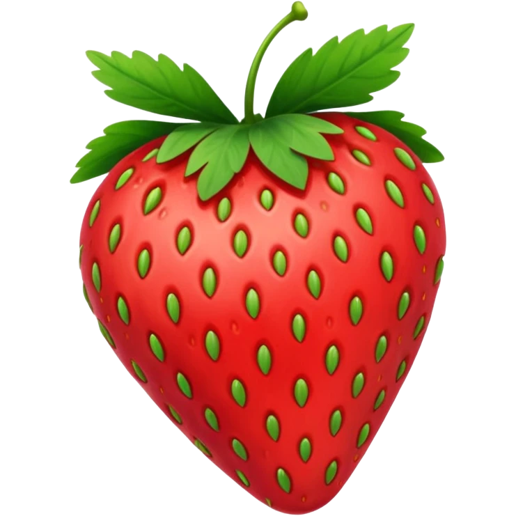 Una fresa pero en boseto emoji