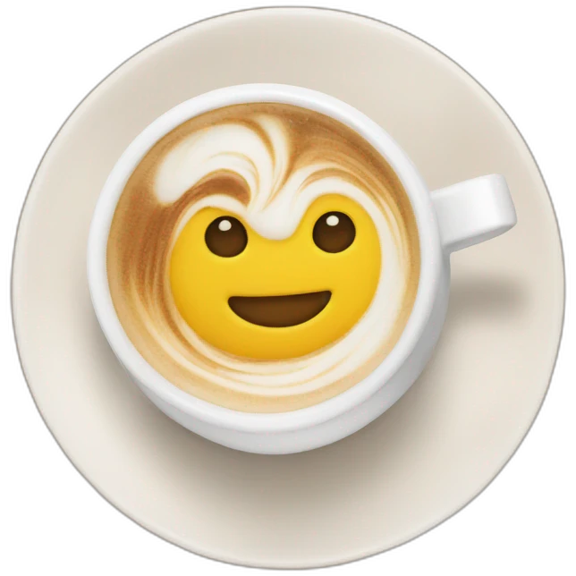 Fendi cappuccino cup emoji