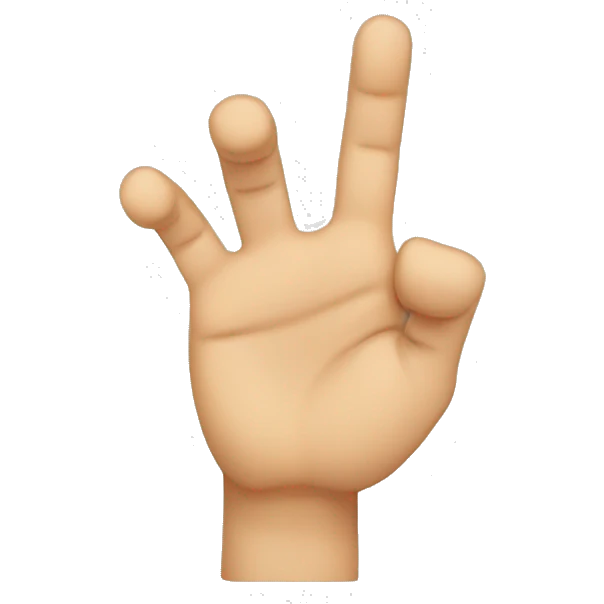 Sukuna’s hand sign for domain expansion  emoji