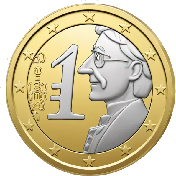 1 euro monney coin emoji