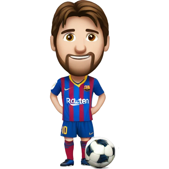 messi tomando mate emoji