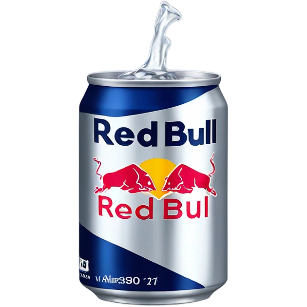 Red Bull energy drink via IV emoji