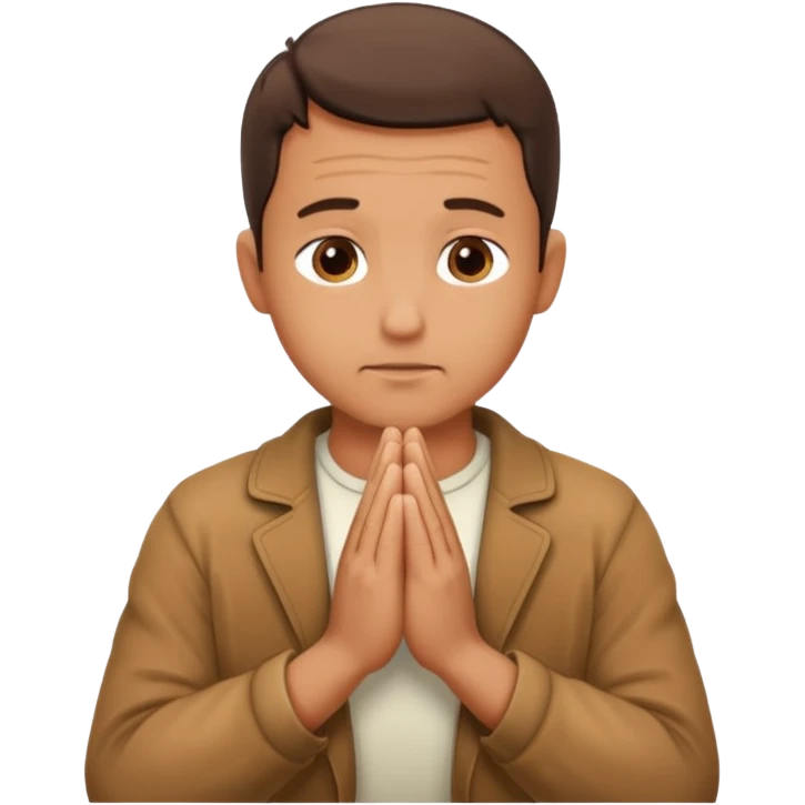 🧔🏻🙏🏻 emoji