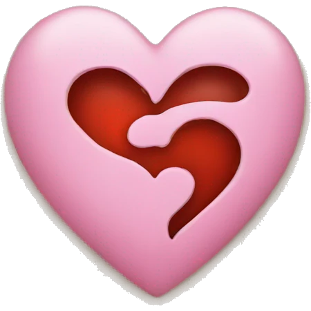 Heart with J inside emoji