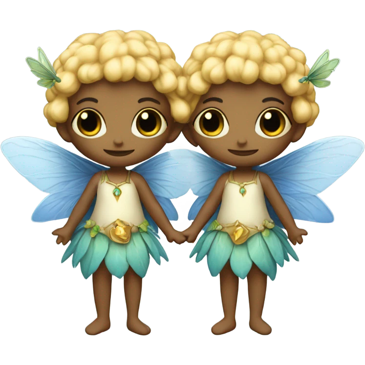 Gemini fairy twins emoji