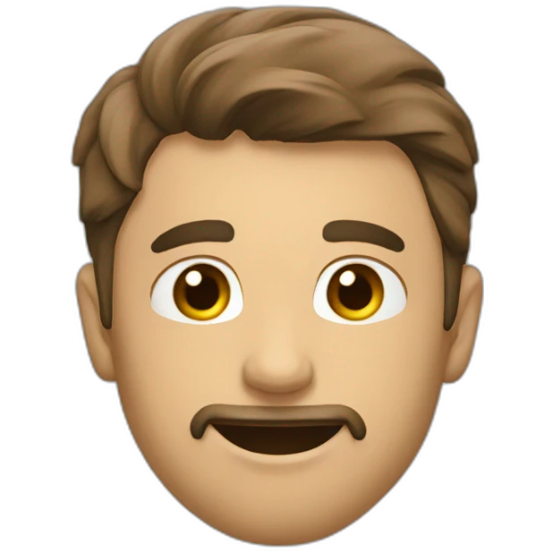 homens beijando emoji