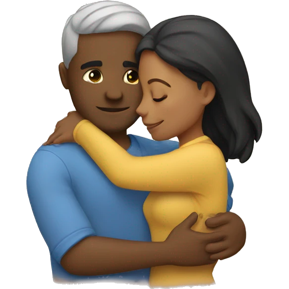 Couples hugging  emoji
