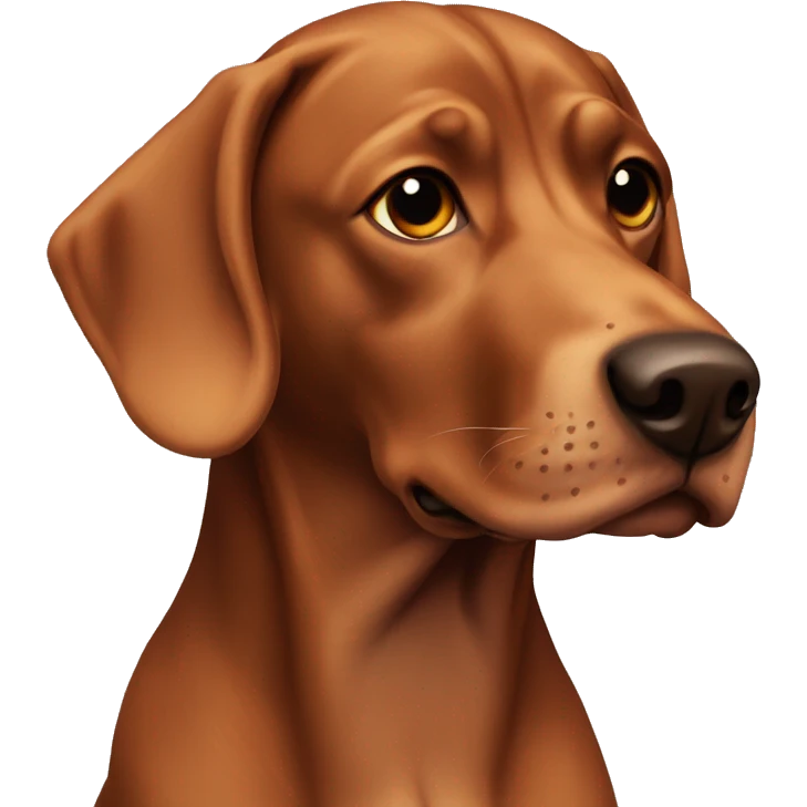Viszla dog emoji
