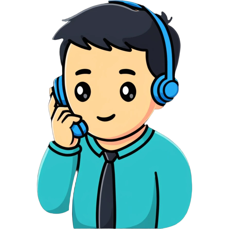 Salesperson shivering while making phone calls, cold call concept emoji