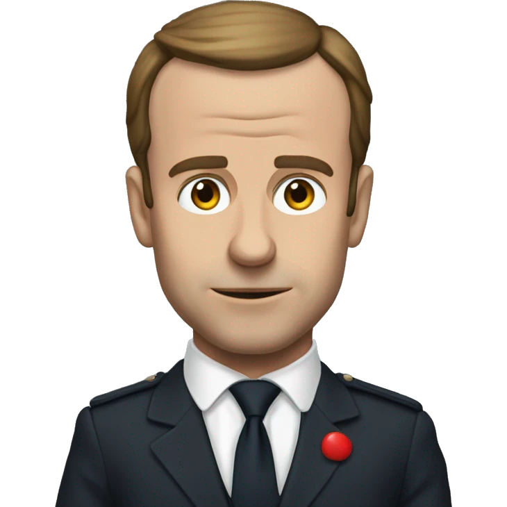 Macron en pleure  emoji