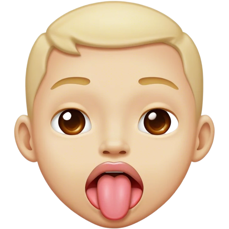 Sticking out tongue  emoji